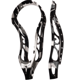9k Plaid Silver/Black Lacrosse Head