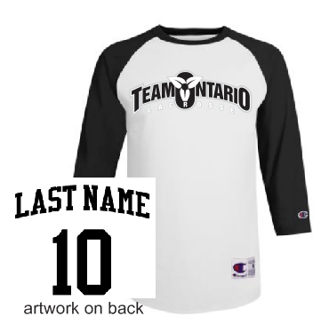 TEAM ONTARIO - CHAMPION RAGLAN T