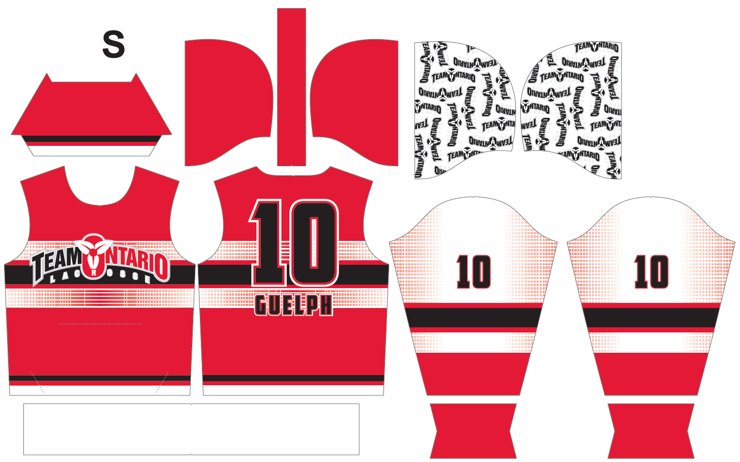 TEAM ONTARIO SUBLIMATED REPLICA JERSEY - HOODY